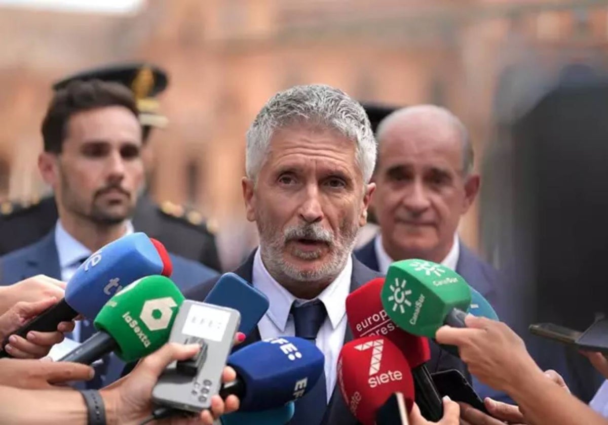 El ministro del Interior Fernando Grande-Marlaska destaca la entidad de la operación antidroga de Huelva