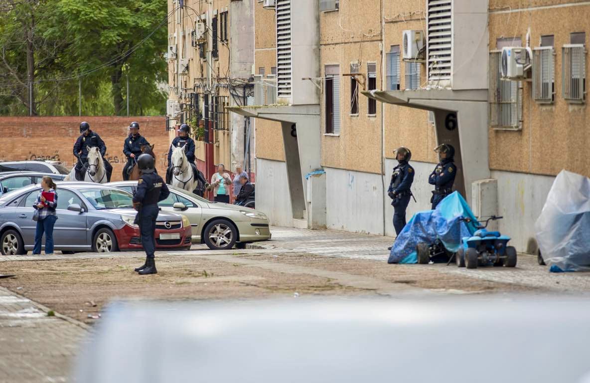 La macrorredada de El Torrejón de Huelva, en imágenes