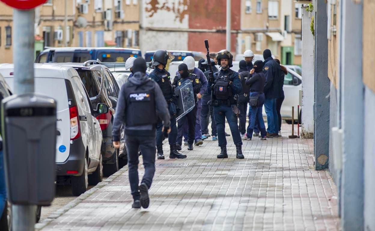 La macrorredada de El Torrejón de Huelva, en imágenes