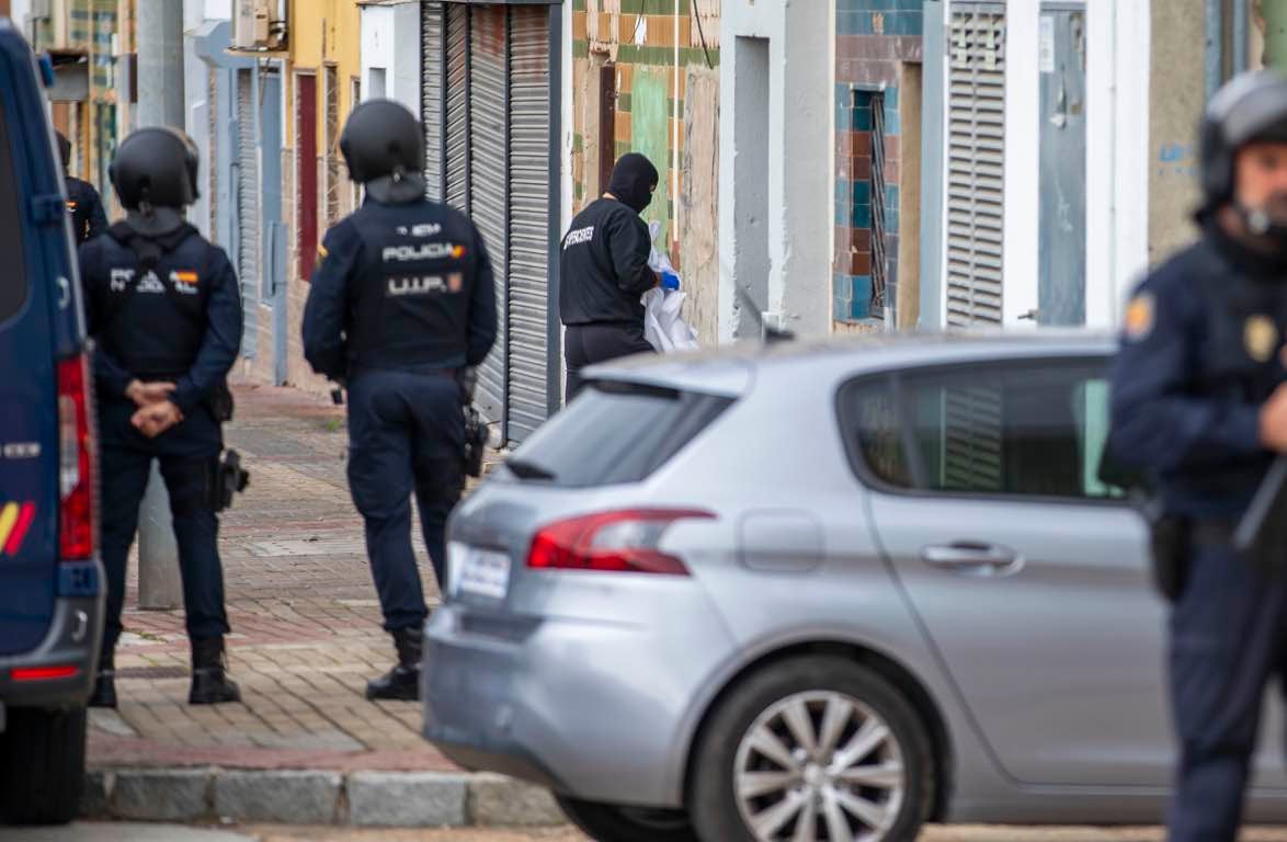 La macrorredada de El Torrejón de Huelva, en imágenes