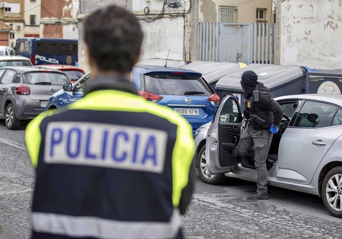 Amplio dispositivo policial en el barrio del Torrejón el 29 de octubre de 2024