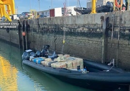 Seis detenidos y 5,7 toneladas de hachís intervenidas en Huelva en tres operaciones contra el narcotráfico en un mismo día