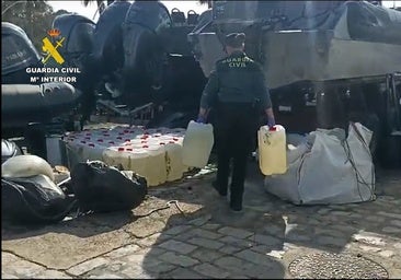 Narcotráfico en Huelva: Prosigue la lucha contra el petaqueo con la retirada de otras cuatro embarcaciones cargadas de combustible para los narcos