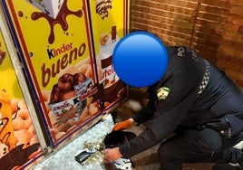 Destroza un puesto de dulces en el centro de Cartaya y se lleva 200 euros