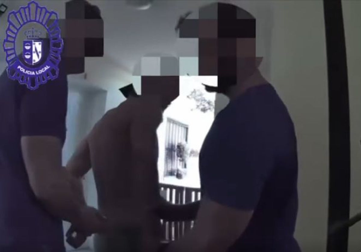 Momento de la detención