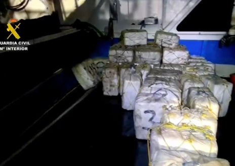 Imagen secundaria 1 - Narcotráfico en Huelva: Más de 1.000 kilos de cocaína intervenidos y cuatro detenidos en Ayamonte