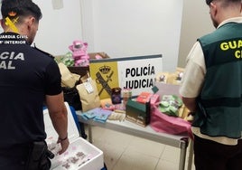 Dos detenidos y otros dos investigados en Valverde y Riotinto por tráfico de drogas en locales 'grow shop'