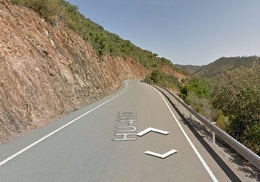 Accidente en Huelva: Muere un joven motorista tras salirse de la vía en Berrocal