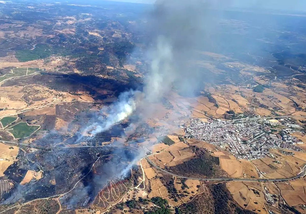 El incendio de Calañas
