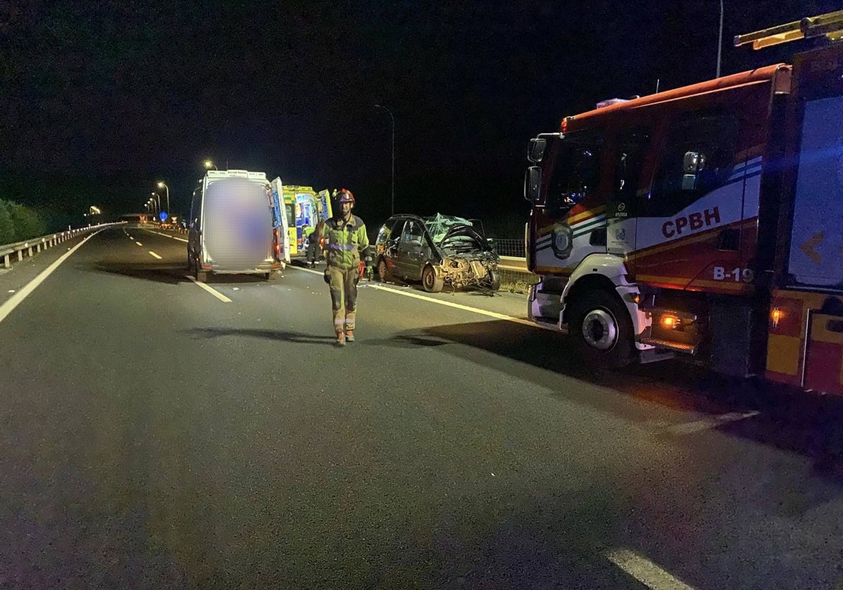 El accidente ocurrido anoche en Trigueros
