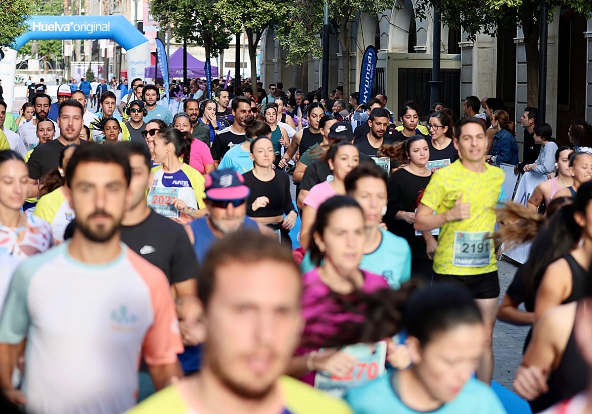 Corredores por la Gran Vía de Huelva