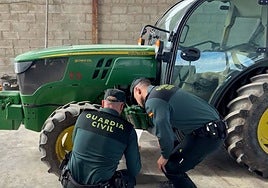 Recuperan, más de medio año después, un tractor de más de 60.000€ que había sido robado en Palos