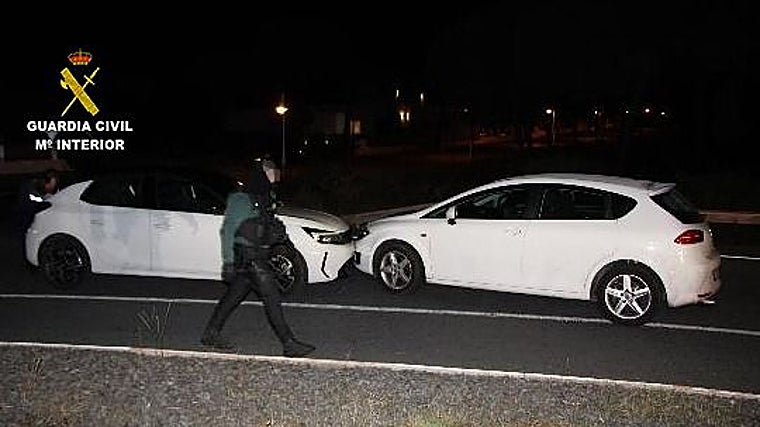 Vehículos implicados en el segundo de los siniestros