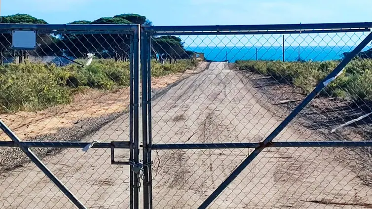 Cerrada la Playa del Loro en Huelva a las puertas del verano