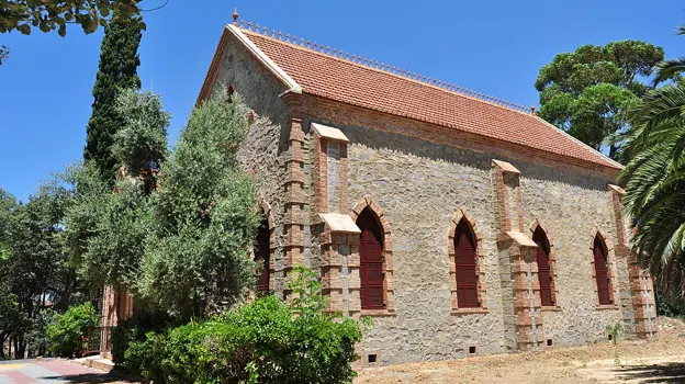 Capilla presbiteriana en el barrio inglés de Bella Vista, en Riotinto