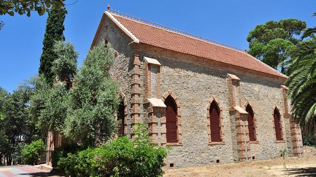 Capilla presbiteriana en el barrio inglés de Bella Vista, en Riotinto