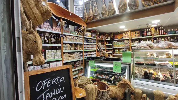 Tienda de productos gastronómicos de la sierra en Aracena