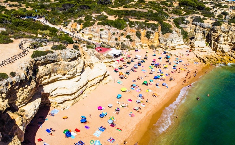 Imagen principal - Praia da Coelha, Praia de São Rafael y Praia dos Arrifes