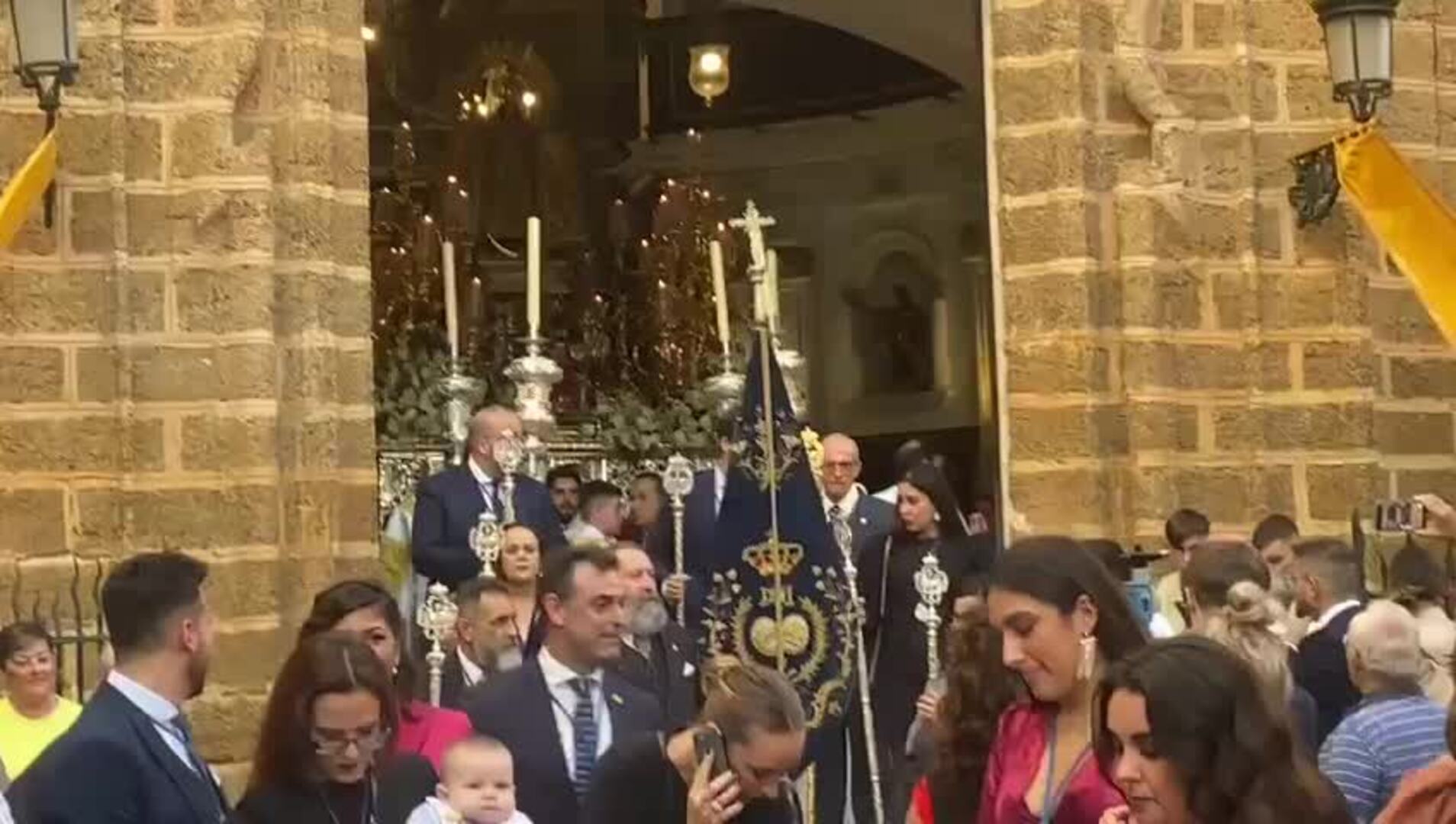 Procesión Virgen de La Palma por Cádiz