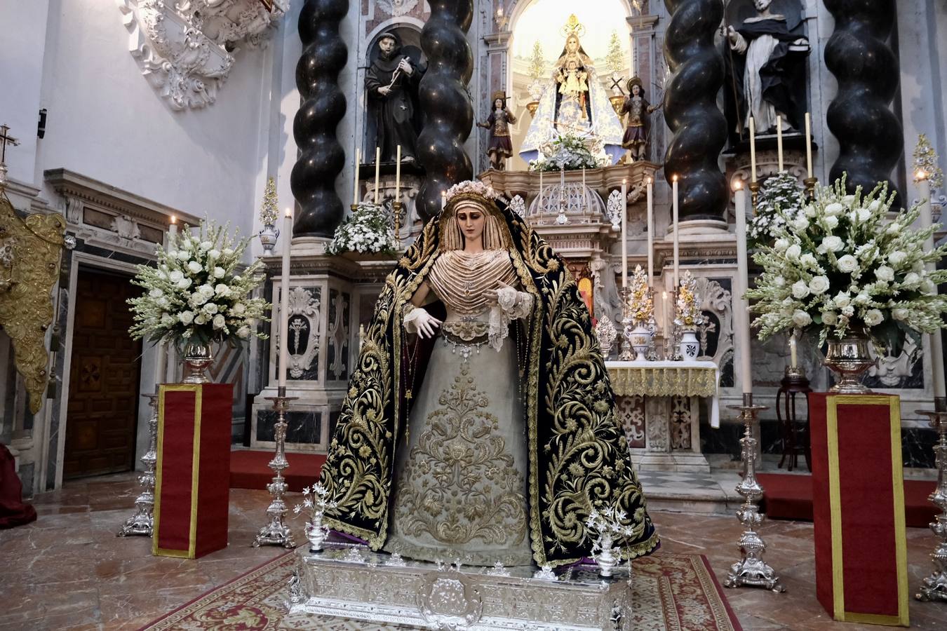 La Virgen de las Penas, en el santuario de la Patrona
