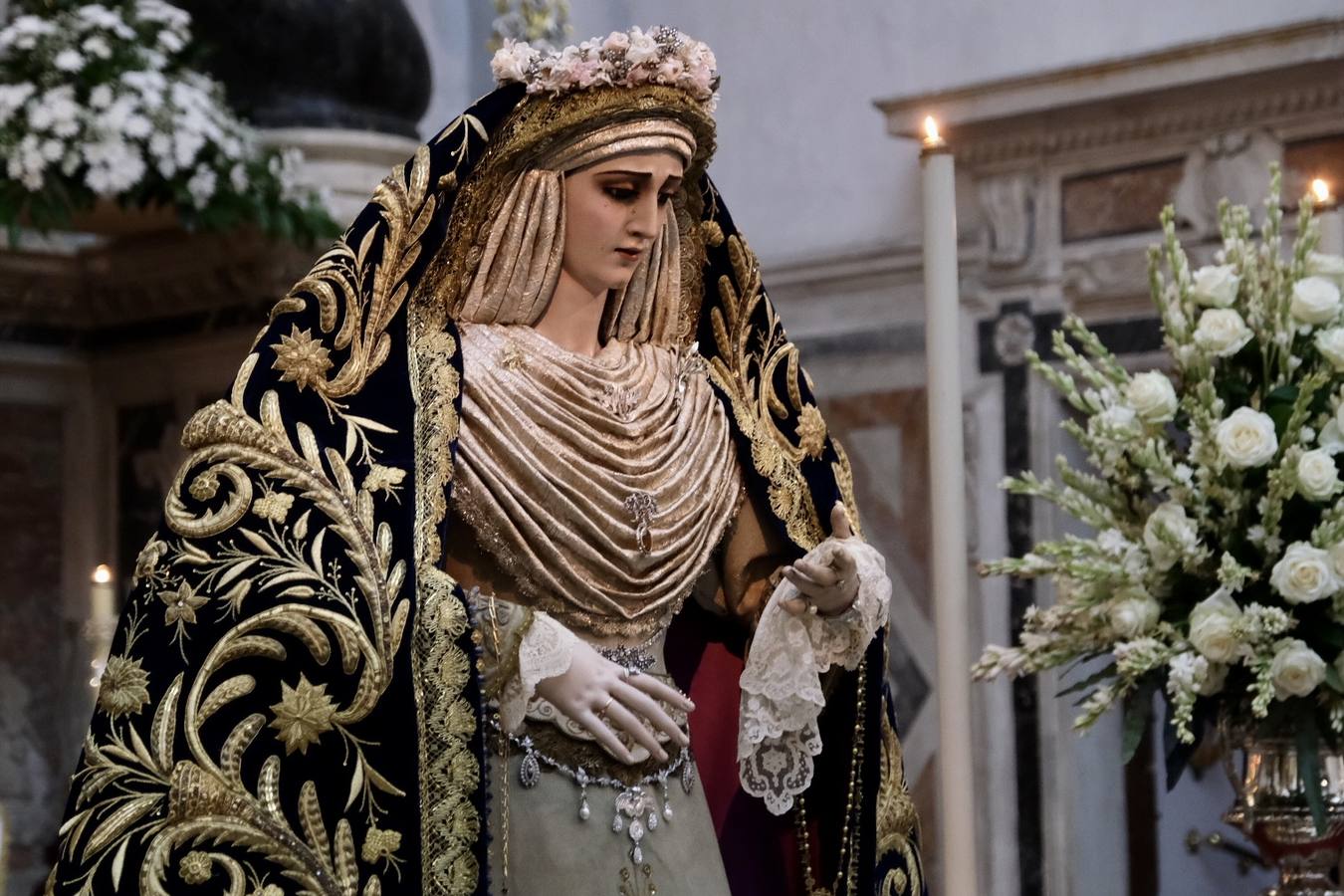 La Virgen de las Penas, en el santuario de la Patrona