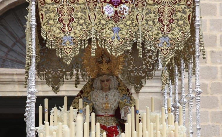 La Virgen del Amparo de La Borriquita saldrá en Rosario Vespertino este sábado