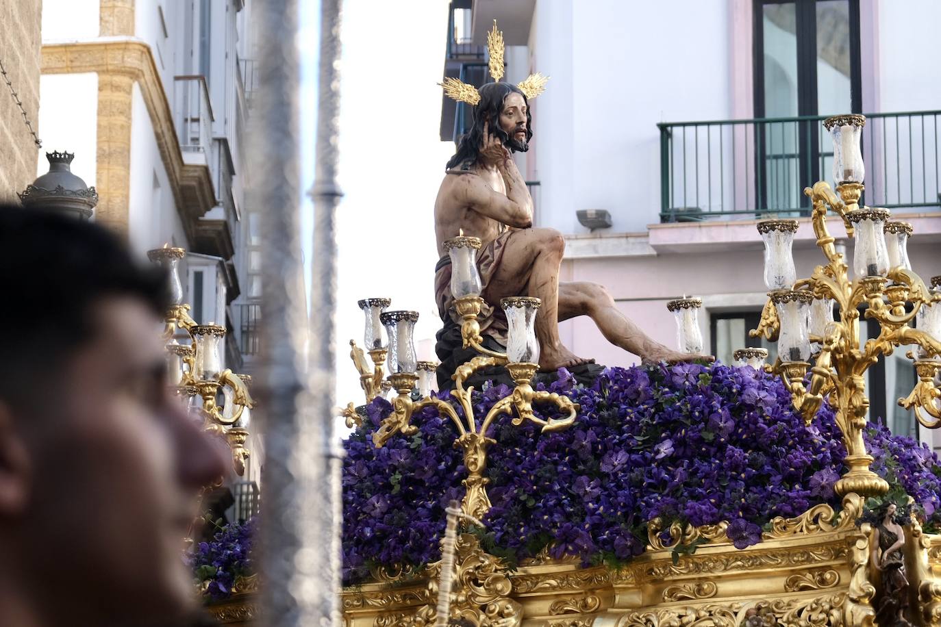 Fotos: el paso de Humildad y Paciencia de Cádiz en este Domingo de Ramos