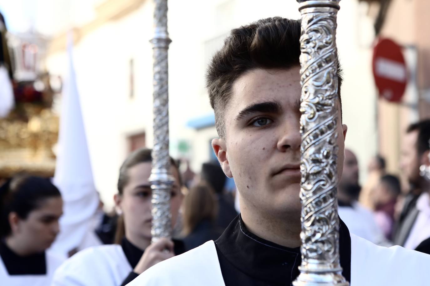 Fotos: La Sagrada Cena en su desfile del Domingo de Ramos en Cádiz