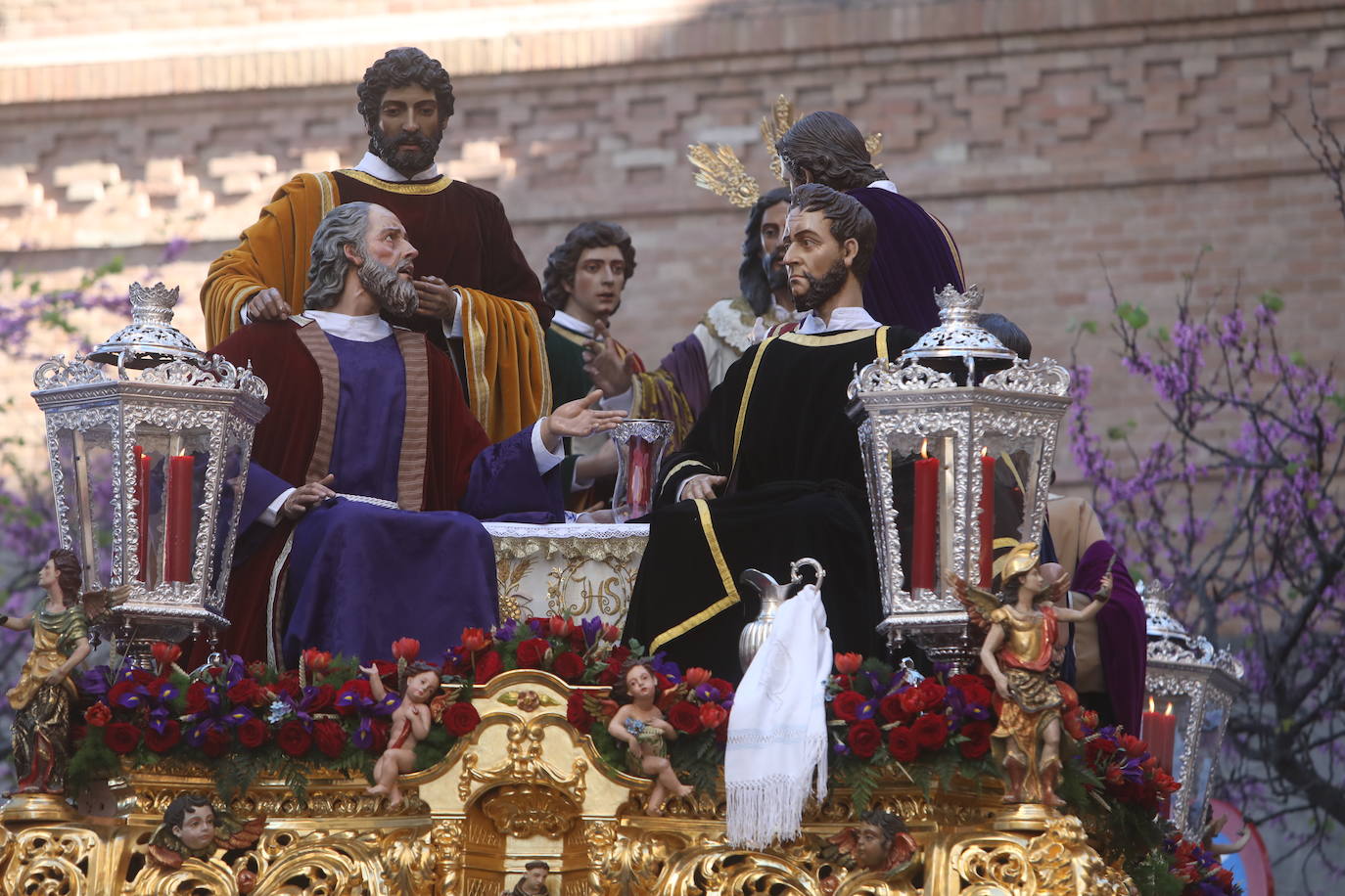 Fotos: La Sagrada Cena en su desfile del Domingo de Ramos en Cádiz