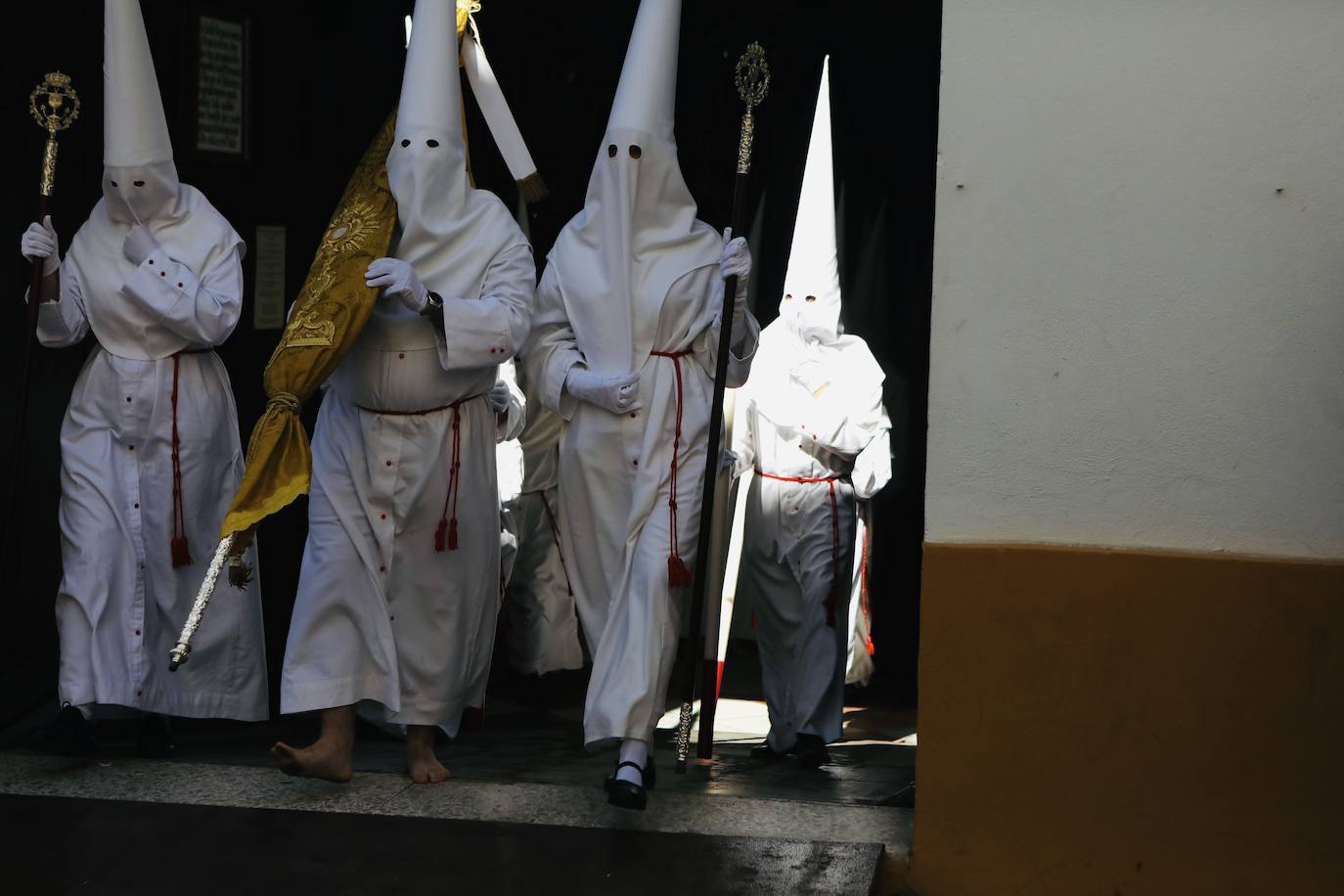 Fotos: La Sagrada Cena en su desfile del Domingo de Ramos en Cádiz