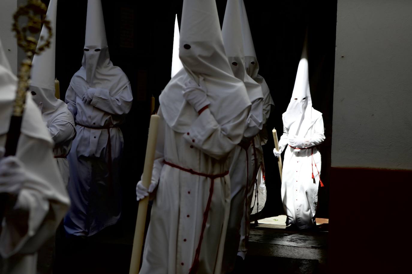 Fotos: La Sagrada Cena en su desfile del Domingo de Ramos en Cádiz