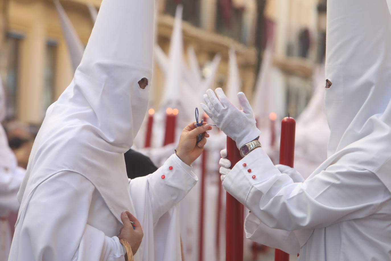 Fotos: La Sagrada Cena en su desfile del Domingo de Ramos en Cádiz