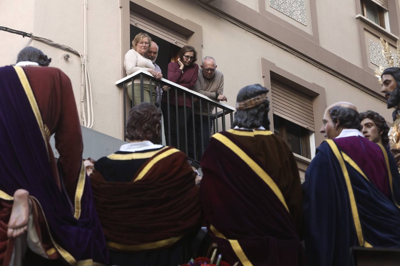 Fotos: La Sagrada Cena en su desfile del Domingo de Ramos en Cádiz