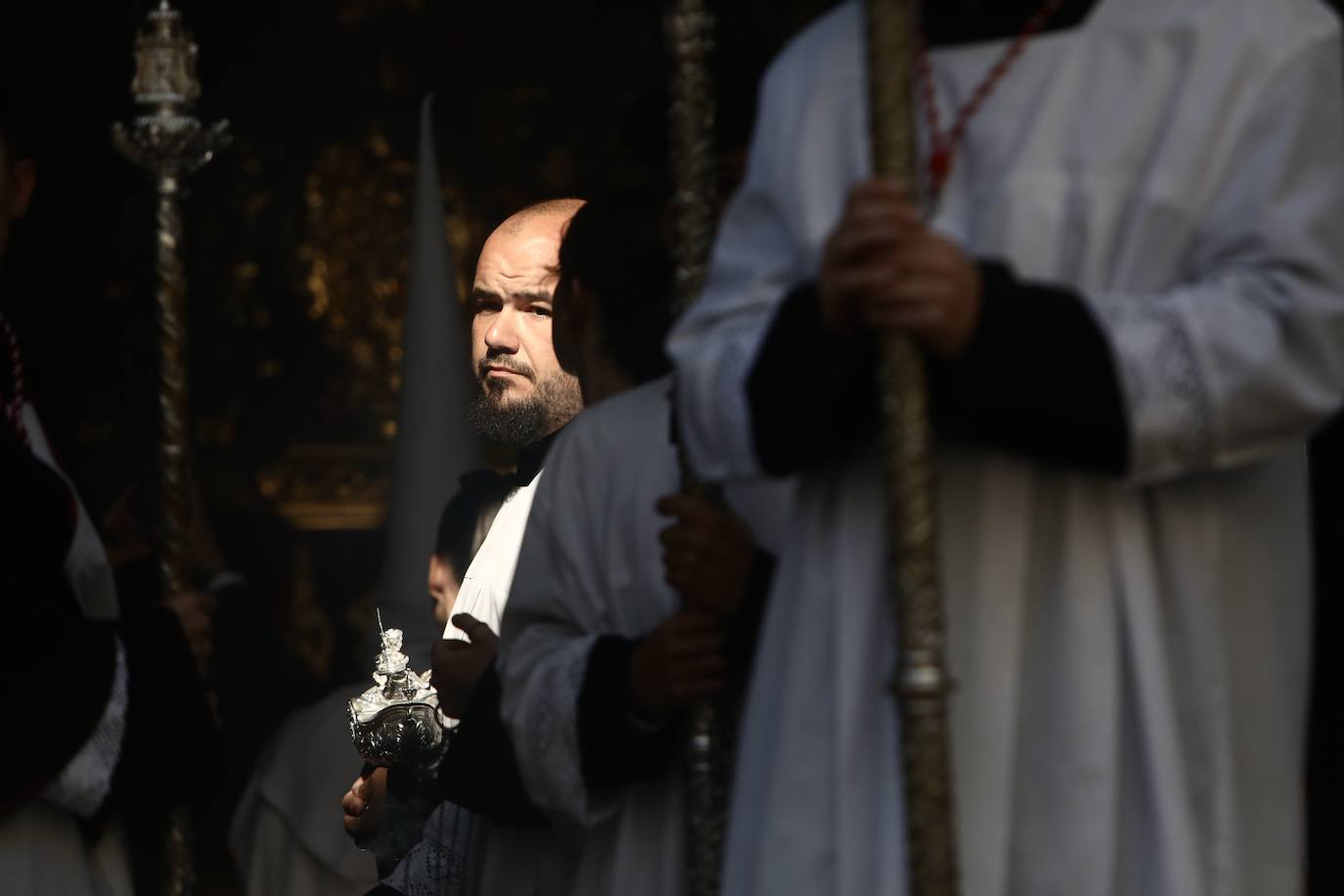 Fotos: La Sagrada Cena en su desfile del Domingo de Ramos en Cádiz