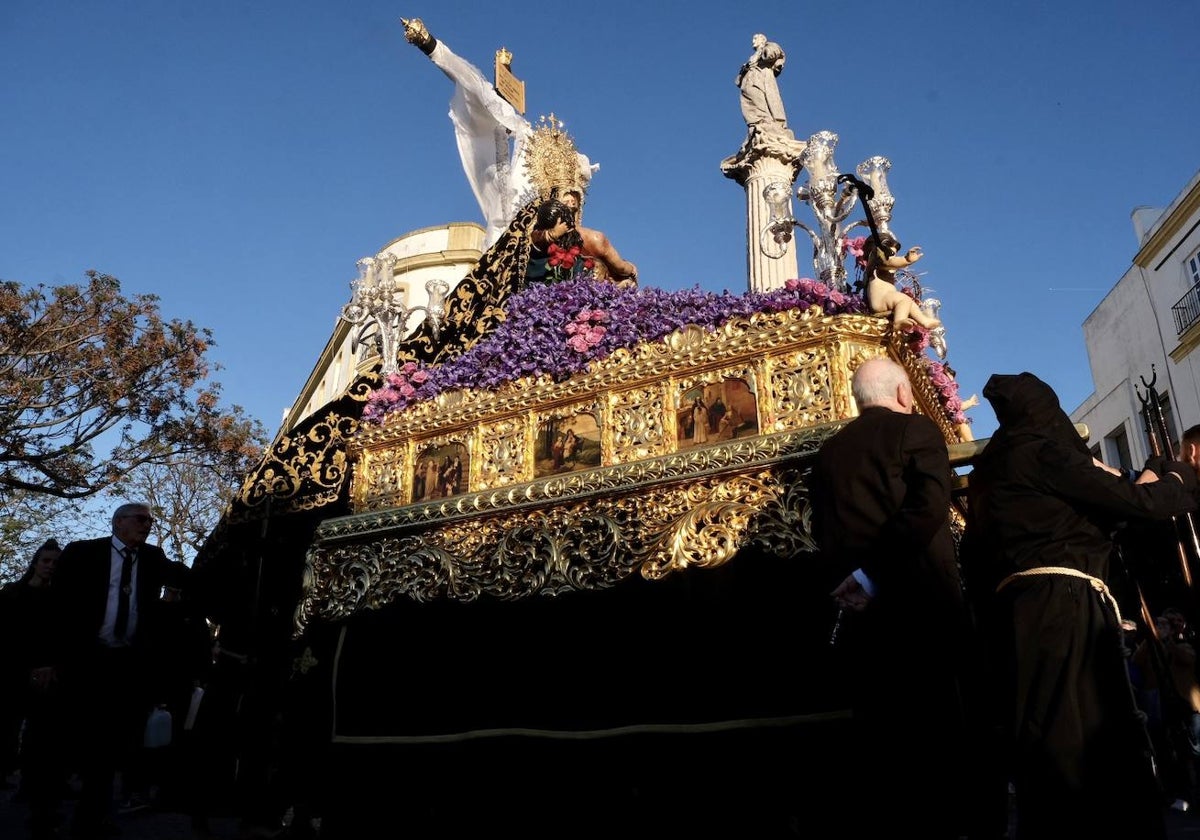 Imagen de El Caminito este miércoles en Cádiz.