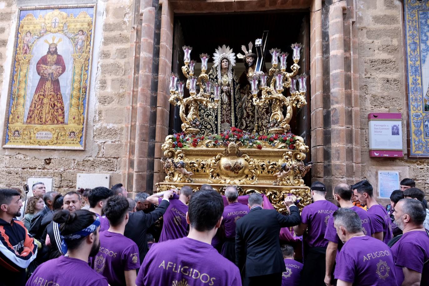 Fotos: Afligidos, el Jueves Santo en Cádiz