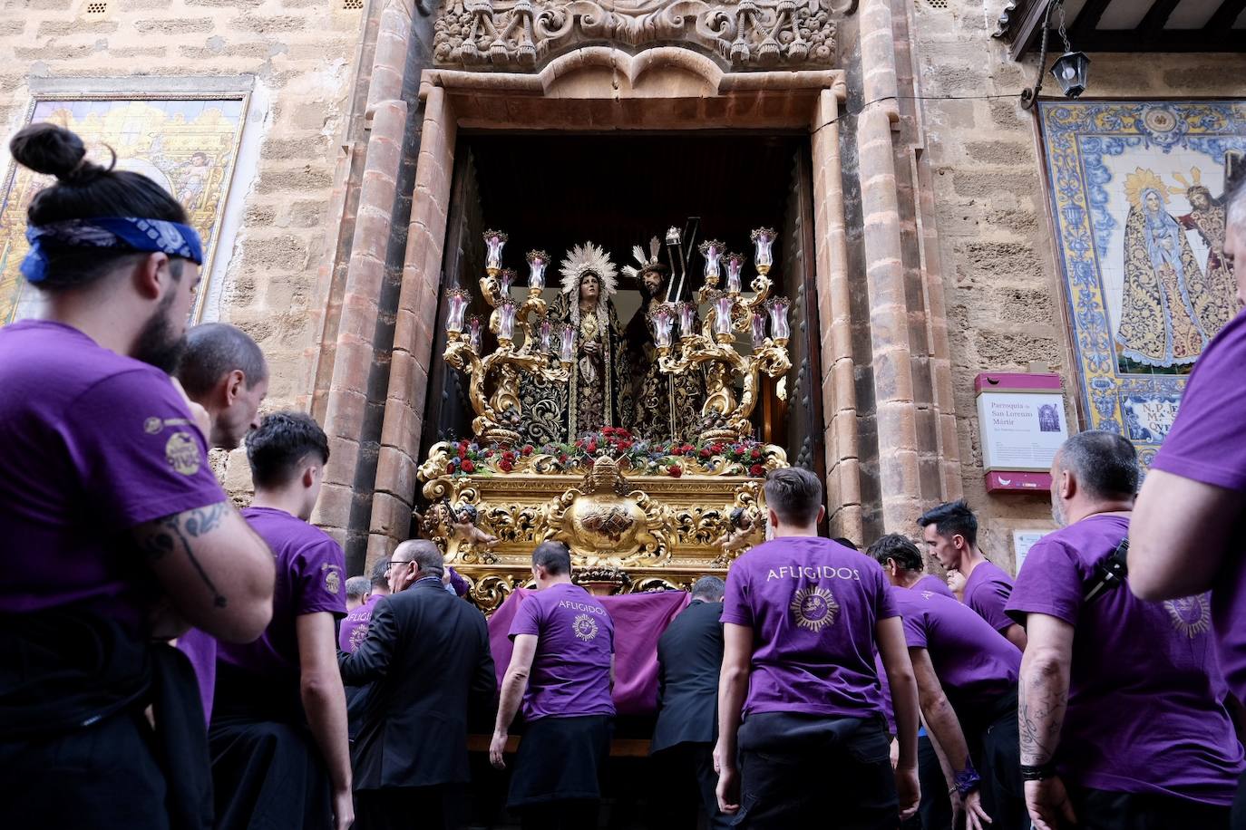 Fotos: Afligidos, el Jueves Santo en Cádiz