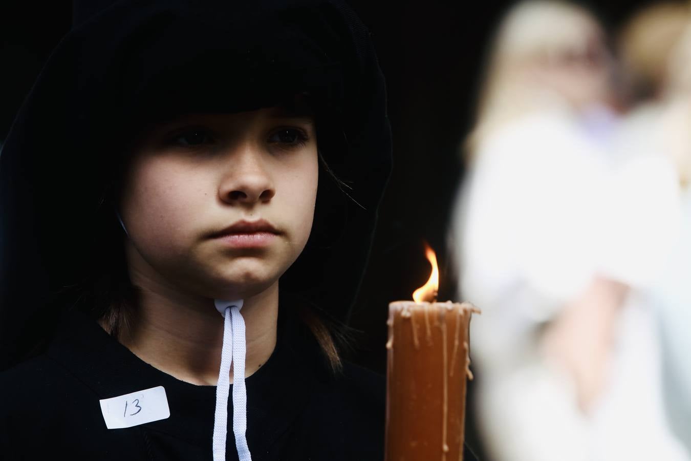 La hermandad de la Soledad y el Santo Entierro en el Sábado Santo de Cádiz