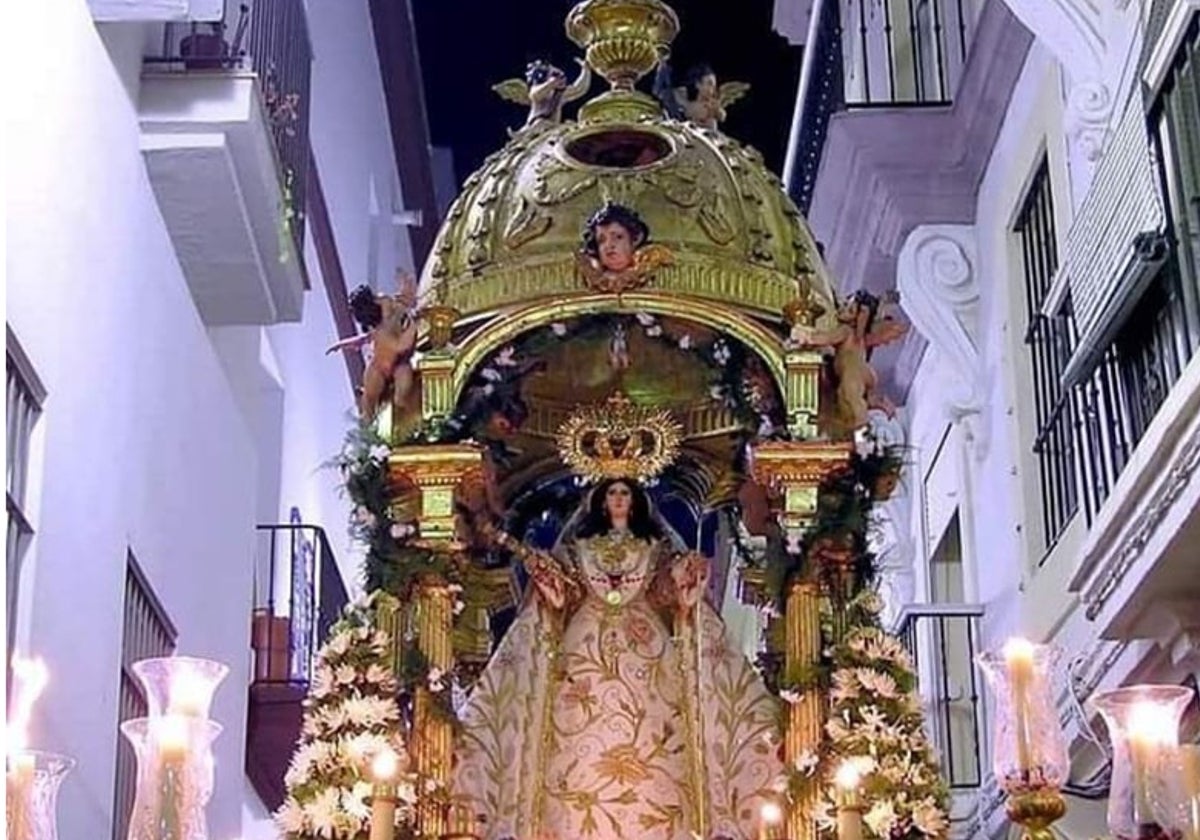 La Virgen de la Palma saldrá de nuevo bajo cúpula