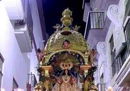 La Virgen de la Palma saldrá de nuevo bajo cúpula