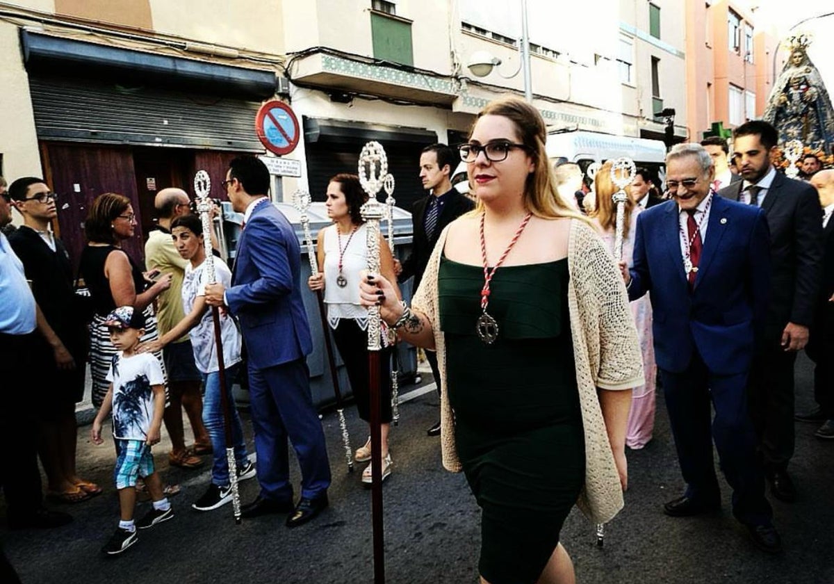 Sara Asencio, candidata a hermana mayor del Huerto