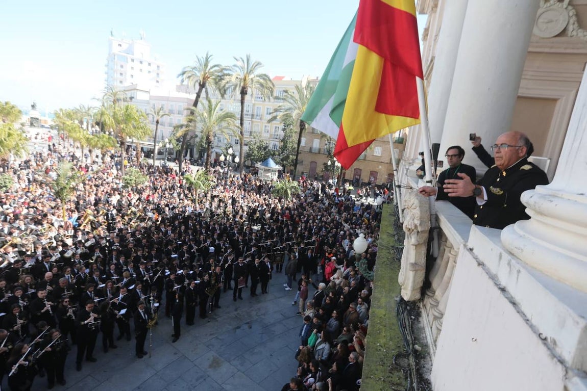 Fotos: pasacalles de bandas en el III Congreso Andaluz de Música de Semana Santa