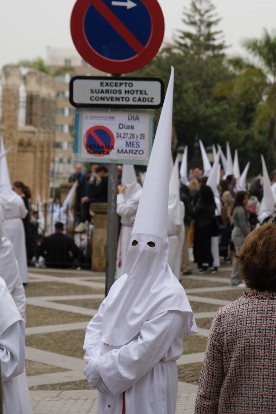 Fotos: Sagrada Cena el Domingo de Ramos en la Semana Santa de Cádiz 2024