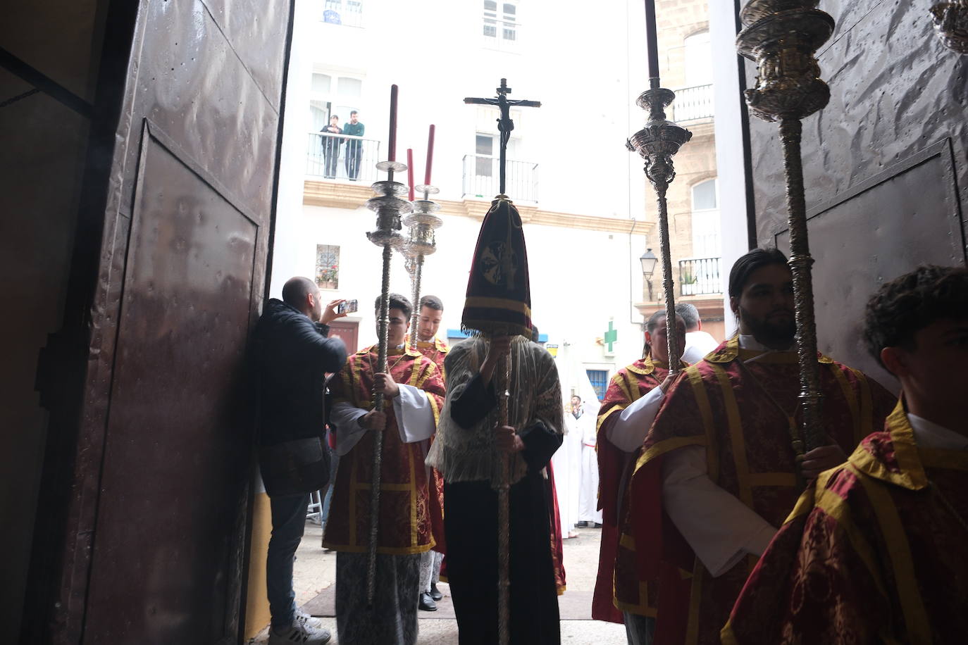 Fotos: Sagrada Cena el Domingo de Ramos en la Semana Santa de Cádiz 2024