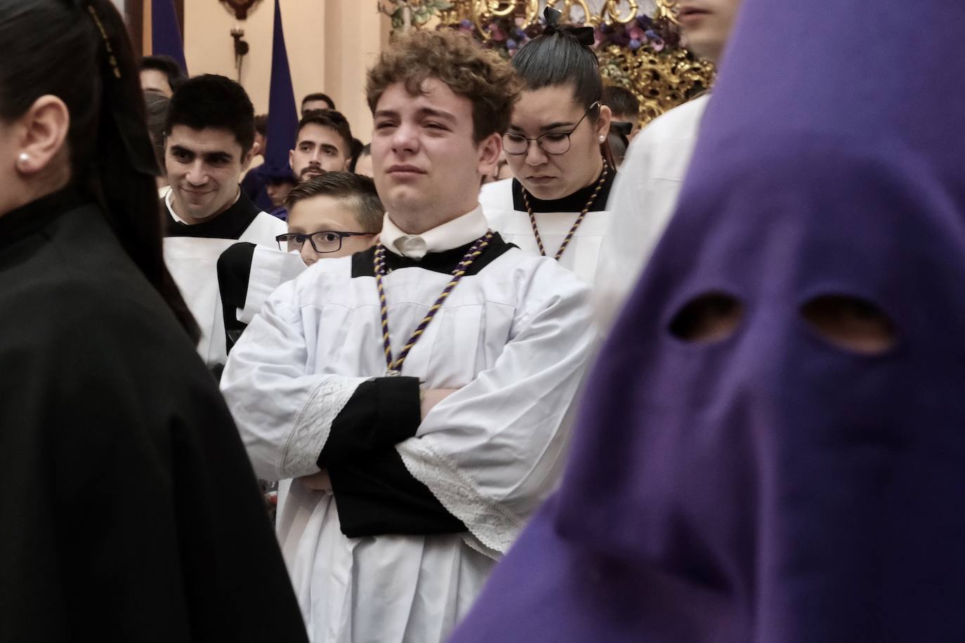 Fotos: Cigarreras decide suspender la estación de penitencia y se queda en Santo Domingo