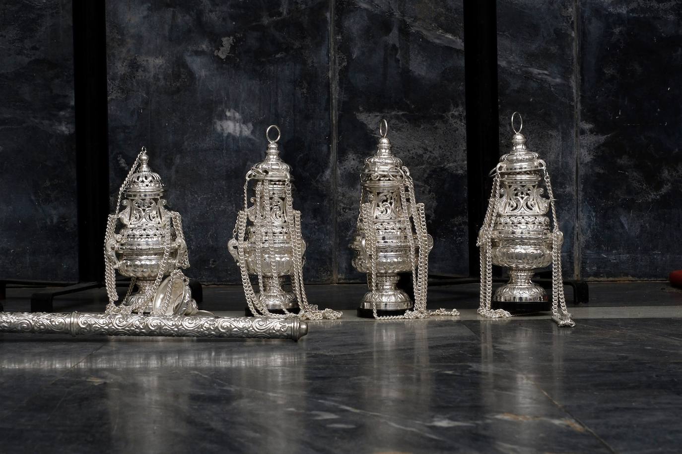 Fotos: Cigarreras decide suspender la estación de penitencia y se queda en Santo Domingo