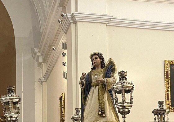Horario e itinerario de la procesión de la nueva Virgen Niña del colegio Amor de Dios de Cádiz