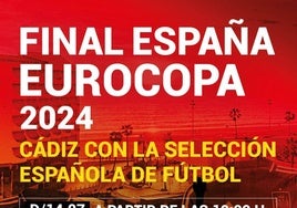 Cádiz y El Puerto anuncian pantallas para la final de la Eurocopa