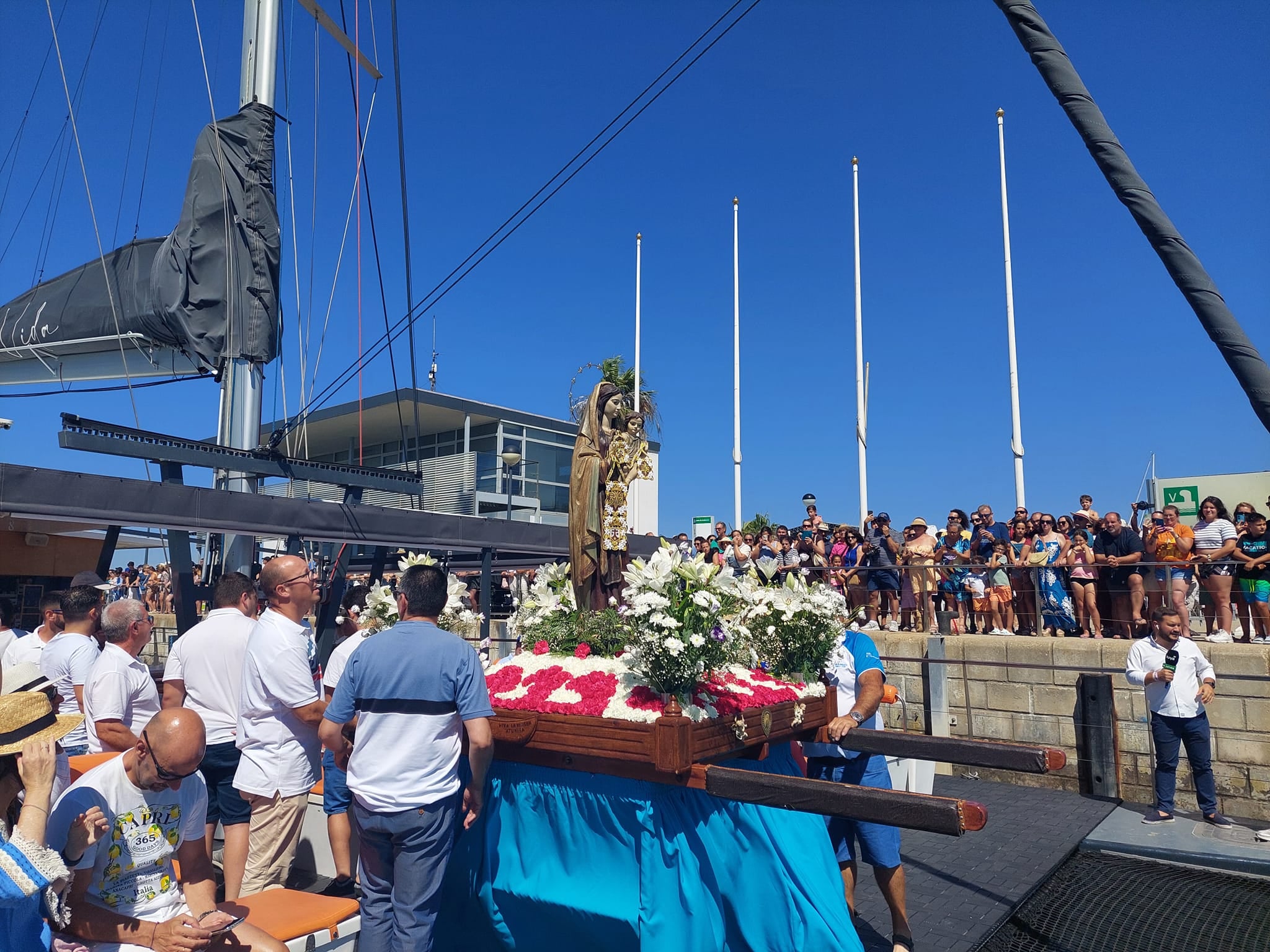 Virgen del Carmen Atunera en Chiclana