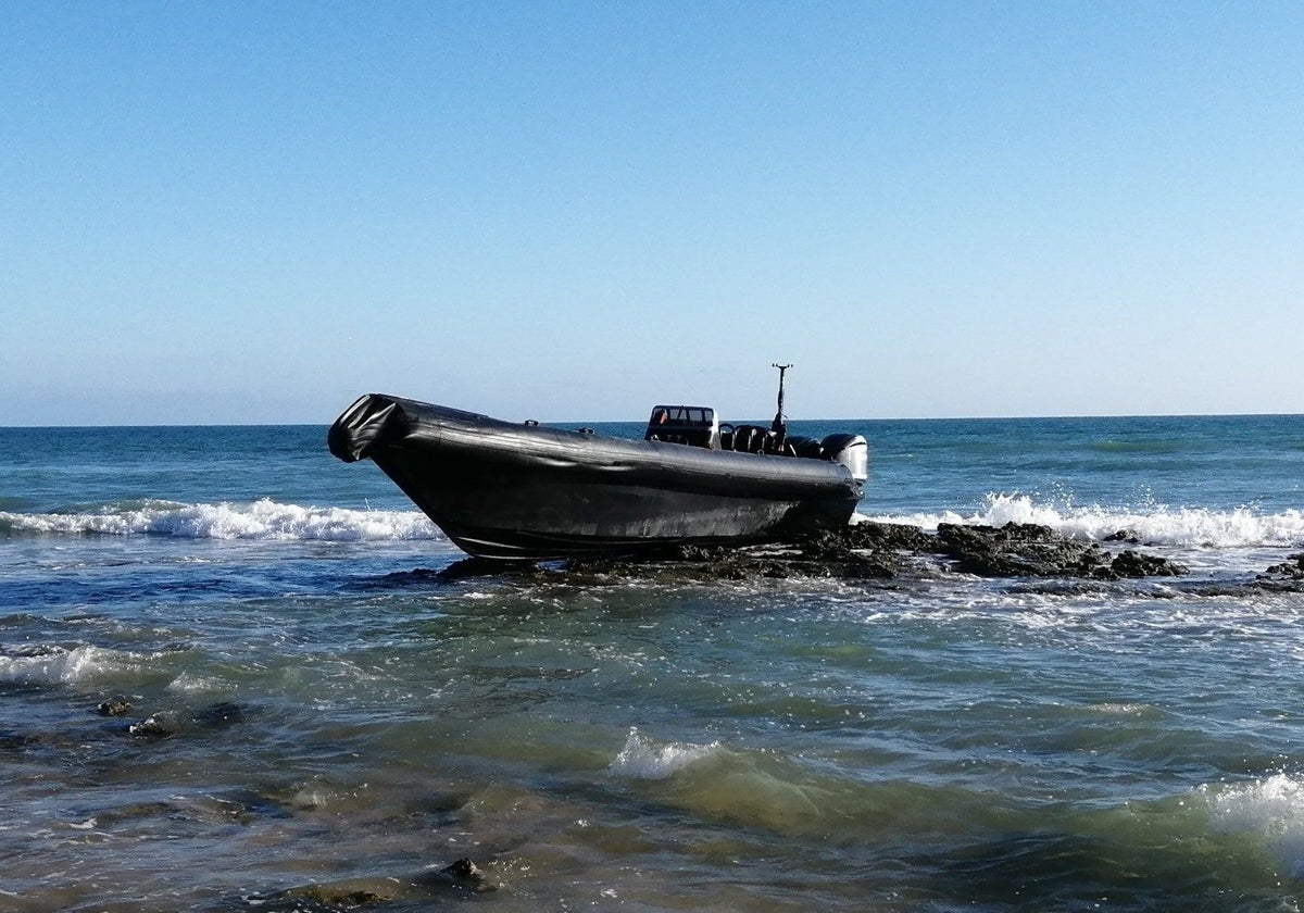 Narcolancha en Cádiz.